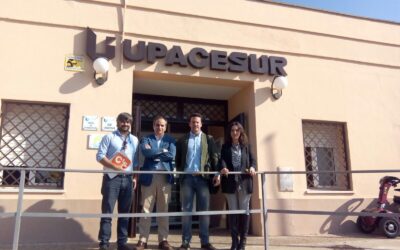 Visita institucional del grupo municipal Ciudadanos a Upacesur