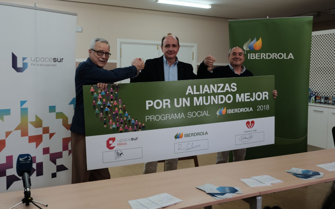 Iberdrola refrenda su compromiso con Upacesur respaldando de nuevo el programa asistencial