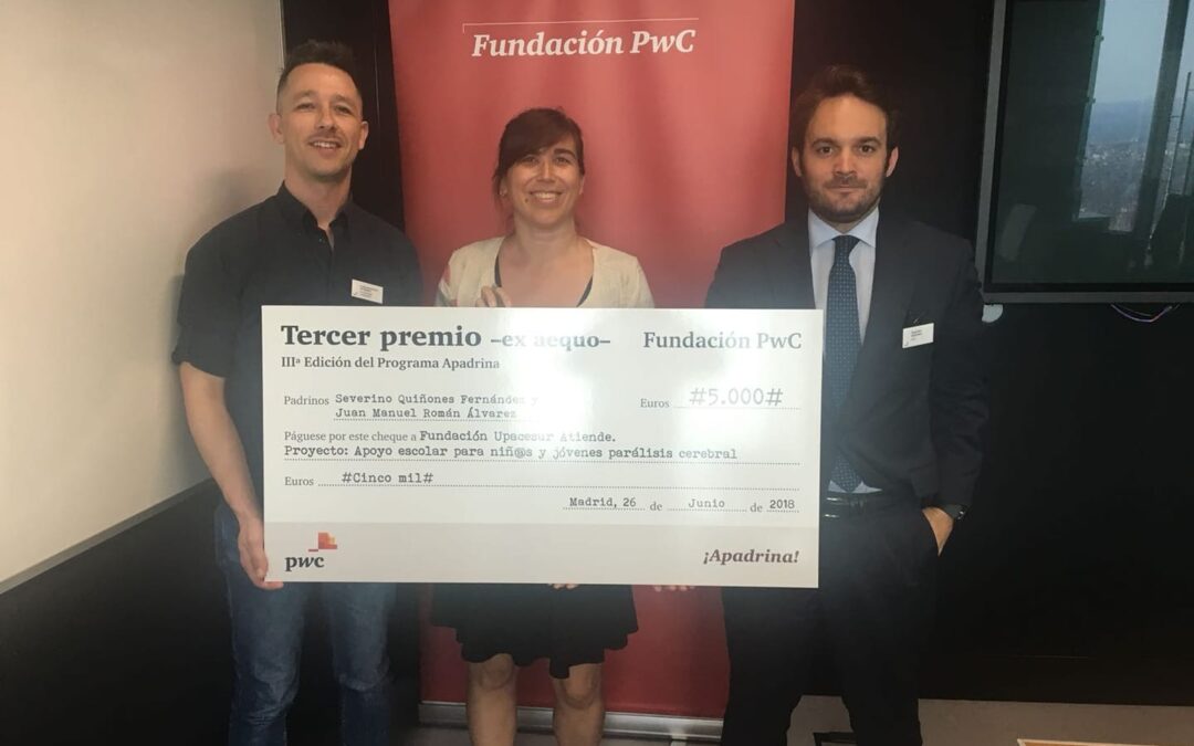 El programa Apadrina de PwC financia con 5.000 euros la rehabilitación para menores con Parálisis Cerebral