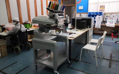 Fundación ADEY financia a Upacesur equipamiento para un taller prelaboral de serigrafía digital