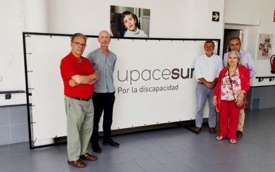 Upacesur recibe la visita del delegado territorial de Inclusión Social y del jefe del Servicio de Inspección y Autorizaciones